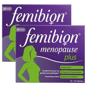 Femibion Menopause Plus Tabletten, 2x2x30 St Tabletten Produktbild