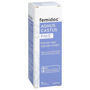 femidoc AGNUS CASTUS PMS TROPFEN 50 ml Tropfen zum Einnehmen Produktbild