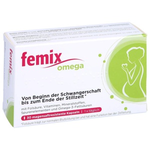 FEMIX omega magensaftresistente Weichkapseln Produktbild