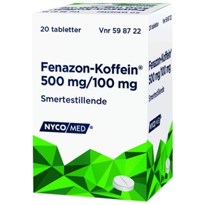 Fenazon-Koffein Tabletter produktbilde
