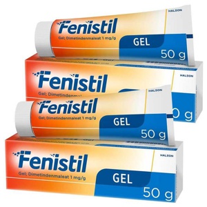 Fenistil GEL Dimetindenmaleat 1 mg/g, zur Linderung von Juckreiz, 2x50 g Gel Produktbild