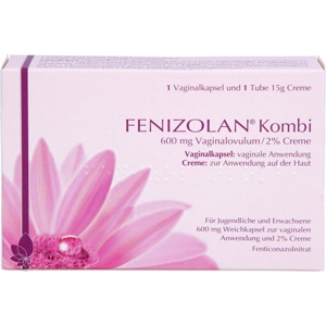 FENIZOLAN Kombi 600 mg Vaginalovulum+2% Creme Produktbild
