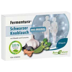Fermentura schwarzer Knoblauch Kapseln, 30 St Kapseln Produktbild