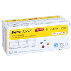 Ferro AIWA 100 mg Filmtabletten, 50 St Filmtabletten Produktbild