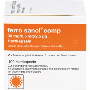 FERRO SANOL comp. Hartkaps.m.msr.überz.Pellets Produktbild