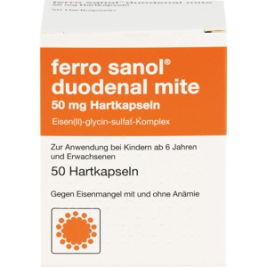 FERRO SANOL duodenal mite 50 mg magensaftr.Hartk. Produktbild
