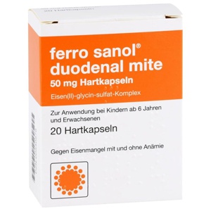 FERRO SANOL duodenal mite 50 mg magensaftr.Hartk. Produktbild