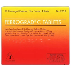 Ferrograd C Filmtabs Blister Pack of 30 product image