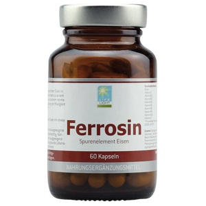 Ferrosin Eisen 14 mg Kapseln Produktbild