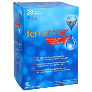 ferrotone - Natürliches Eisen 28X20 ml Beutel Produktbild