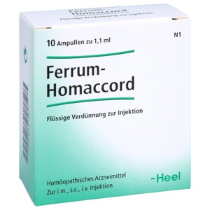 FERRUM HOMACCORD Ampullen Produktbild
