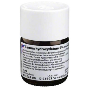 FERRUM HYDROXYDATUM 5% Trituration Produktbild