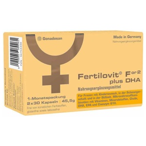 Fertilovit For2 plus DHA Kapseln Produktbild