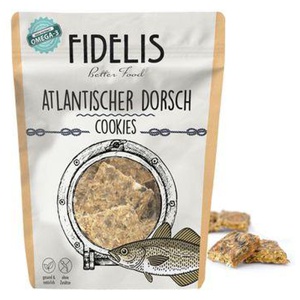 Fidelis Atlantischer Dorsch Cookies (100g) Produktbild