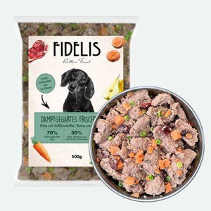 Fidelis Ente mit Süßkartoffel, Birne und Cranberries (500g) gefroren Produktbild