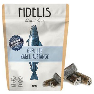 Fidelis *gefüllte Kabeljauhautstange (100g) Produktbild