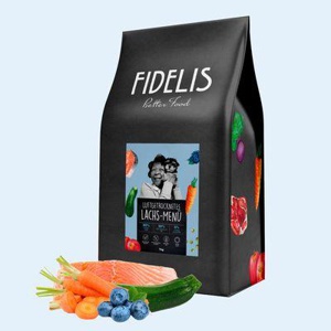 Fidelis getrocknetes Lachs-Menü Produktbild