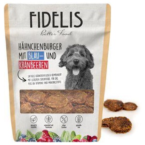 Fidelis Hähnchenburger mit Blaubeeren und Kranbeeren (100g) Produktbild
