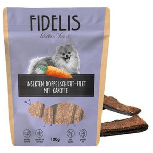 Fidelis Insekten Doppel Schichtfilet mit Karotte Produktbild