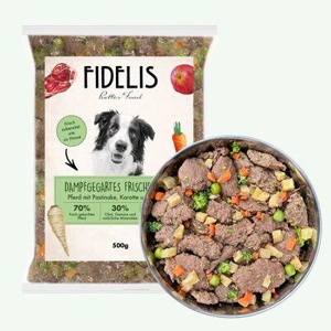 Fidelis Pferd mit Pastinake, Karotte und Brokkoli (500g) gefroren Produktbild