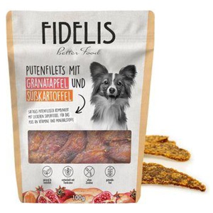Fidelis Putenfilets mit Granatapfel und Süßkartoffel (100g) Produktbild