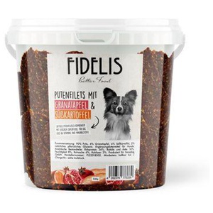 Fidelis Putenfilets mit Granatapfel und Süßkartoffel (500g Eimer) Produktbild