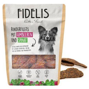 Fidelis Rinderfilets mit Himbeeeren und Spinat (100g) Produktbild