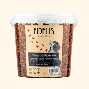 Fidelis Trainingsknöchelchen Huhn (1kg-Eimer) Produktbild