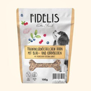 Fidelis Trainingsknöchelchen Huhn mit Blaubeeren und Kranbeeren (100g) Produktbild