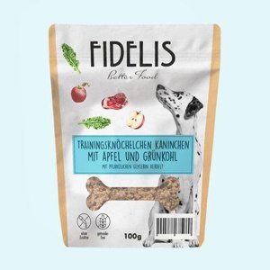 Fidelis Trainingsknöchelchen Kaninchen mit Apfel und Grünkohl (100g) Produktbild