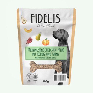 Fidelis Trainingsknöchelchen Pferd mit Kürbis und Birne (100g) Produktbild