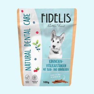 Fidelis Vitalkaustange Kaninchen mit Blaubeeren und Kranbeeren (150g) Produktbild