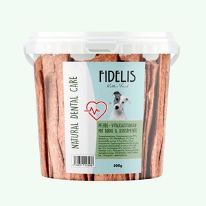 Fidelis Vitalkaustange Pferd mit Birne and Leinsamenöl (500g-Eimer) Produktbild