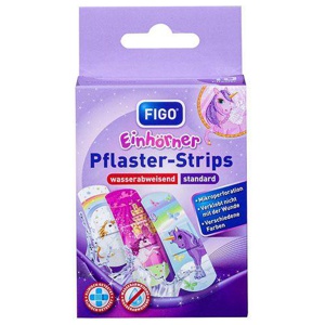 Figo Kinderpflaster Einhörner, 10 St Pflaster Produktbild