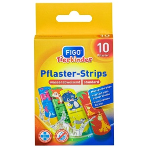 FIGO Tierkinder Pflaster-Strips wasserabweisend 10 St 10 St Pflaster Produktbild