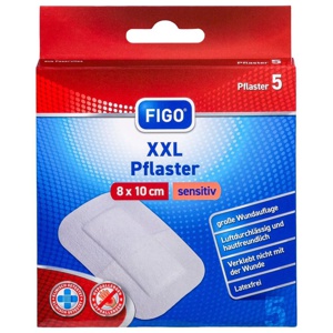 FIGO XXL Pflaster sensitiv 8 x 10 cm 5 St Pflaster 5 St Pflaster Produktbild