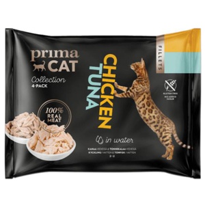 Filéer Mix Tonfisk & Kyckling i Vatten Kattfoder - 4 x 50 g produkt bild