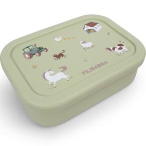FILIBABBA Matlåda i silikon Bog Green produkt bild