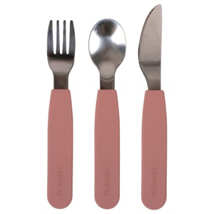 Filibabba Silikonbestickset Rosa produkt bild