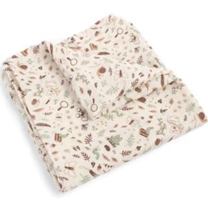 FILIBABBA Stor muslinfilt 120x120 cm GOTS Little Wonders produkt bild