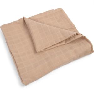FILIBABBA Stor muslinfilt 120x120 cm Warm Grey produkt bild