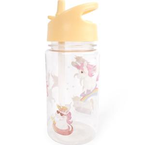 FILIBABBA Vattenflaska i plast 400 ml Unicorn Shores produkt bild