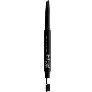 NYX Professional Makeup Fill & Fluff Eyebrow Pomade Pencil Ash Brown 5 produkt bild