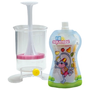 Fill N Squeeze Matstation set, 5 påsar + diskborste produkt bild