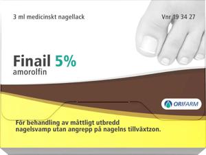 Finail, medicinskt nagellack 5 % 3 ml produkt bild