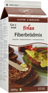 Finax Fiberbrödmix Glutenfri 1 kg produkt bild