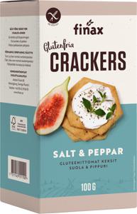 Finax Salt & Peppar Crackers 100 g produkt bild
