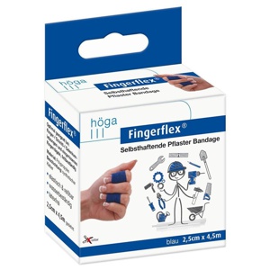 FINGERFLEX 2,5 cmx4,5 m blau latexfrei Produktbild