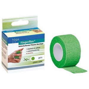 FINGERFLEX 2,5 cmx4,5 m grün latexfrei Produktbild