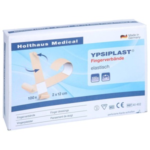 Fingerverband Ypsiplast 2x12 cm elastisch haut, 100 St n.v. Produktbild